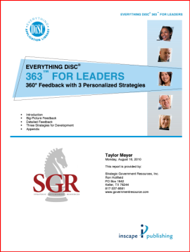 Everything DiSC 363 for Leaders Everything DiSC 363 for Leaders