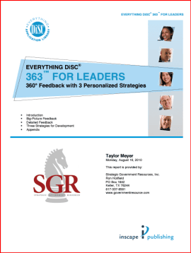 Everything DiSC 363 for Leaders Everything DiSC 363 for Leaders